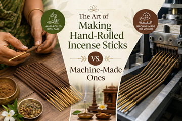 The Art of Making Hand-Rolled Incense Sticks vs. Machine-Made Ones