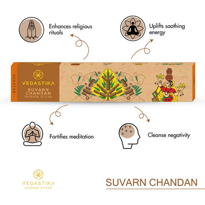 Suvarna  Chandan | Balance Collection (45 Sticks Pack)