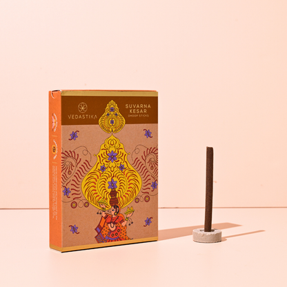 Vedastika Suvarna Kesar Dhoop Sticks for Pooja