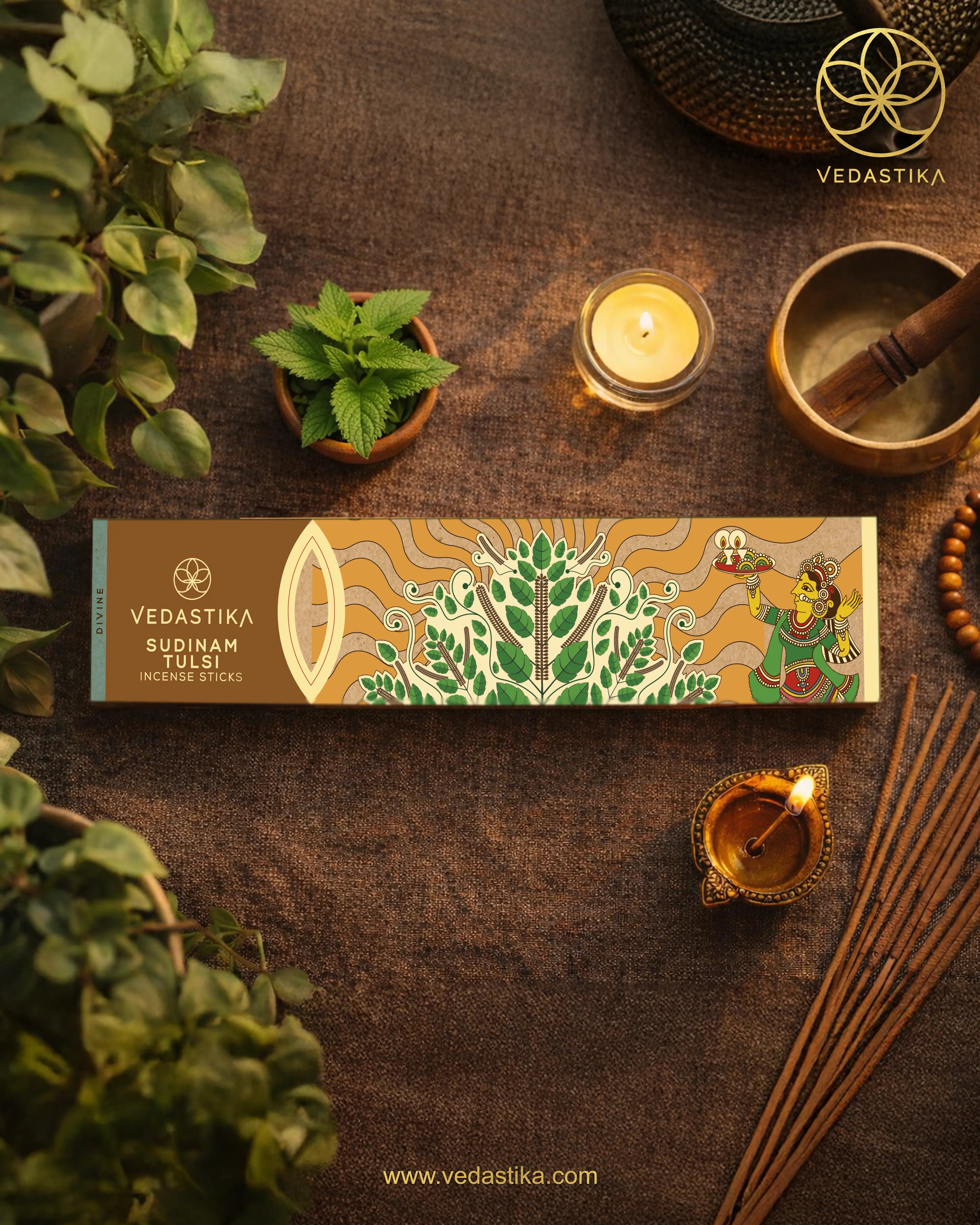 Sudinam Tulsi Incense Sticks